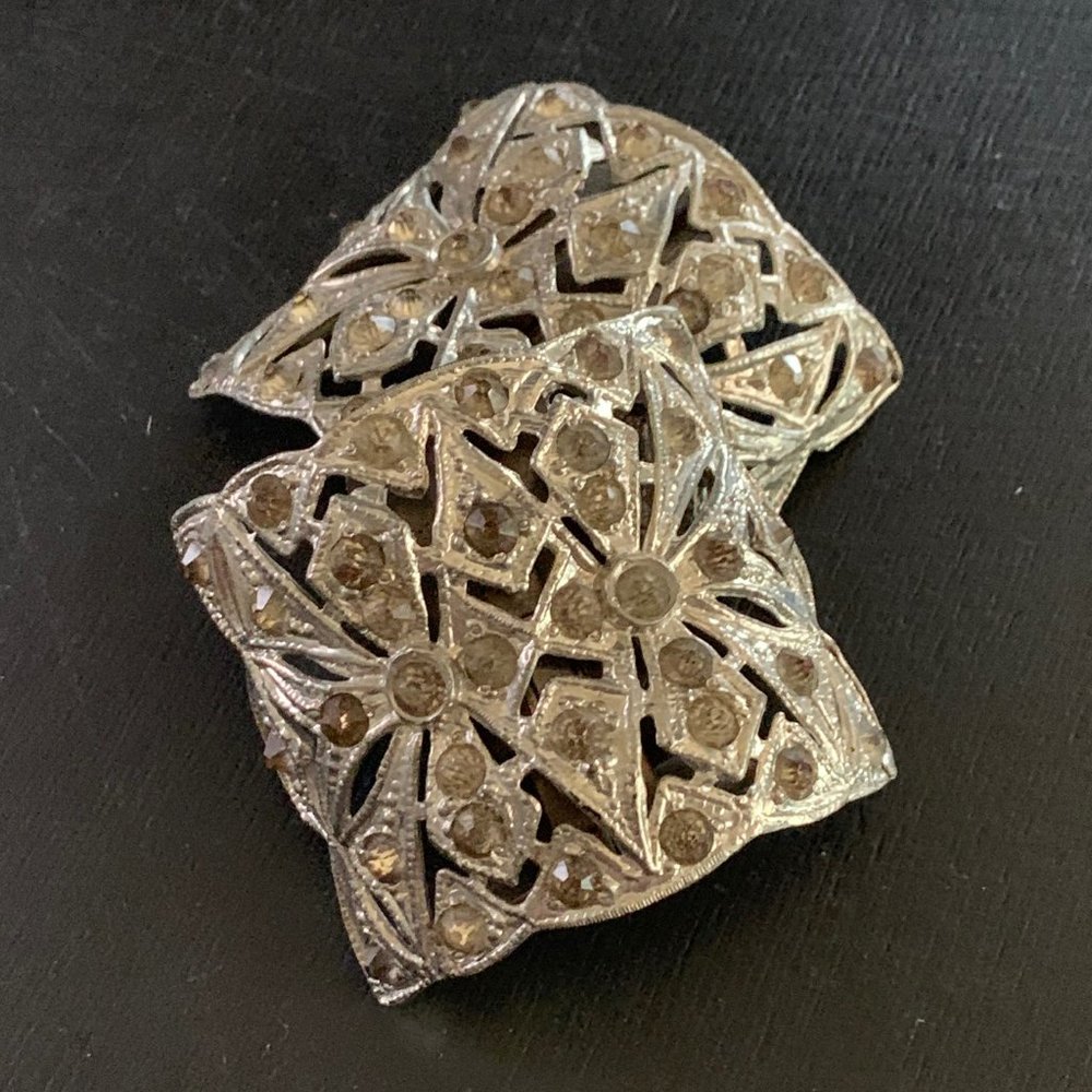 Vintage Evergrip Art Deco Women's Shoe Clips
